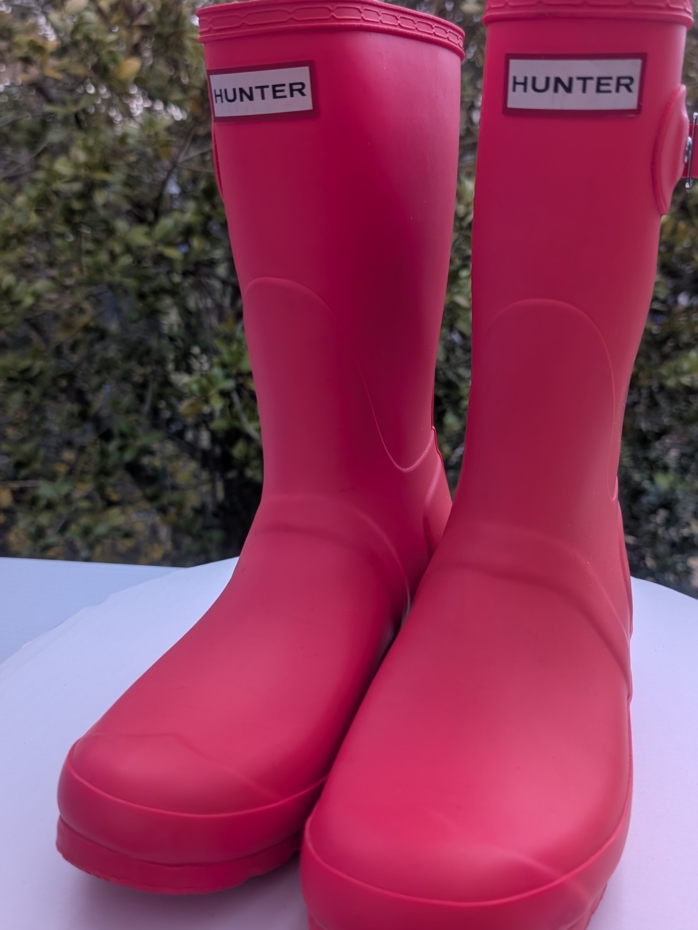 Hunter Classic Short Rain Boots - Bright Orange